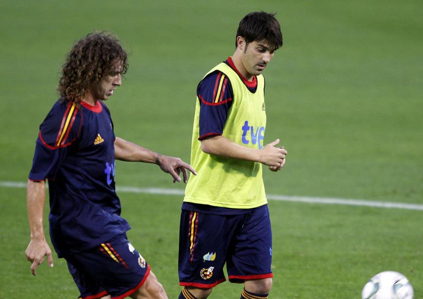 Puyol và Villa sẽ đến Kiev xem trận chung kết Euro 2012